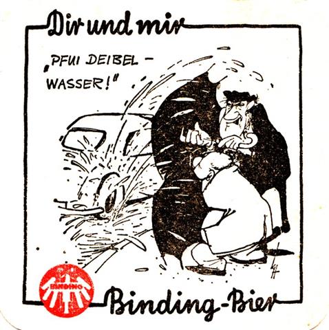 frankfurt f-he binding dir & mir bier 11b (quad185-pfui deibel-schwarzrot)
